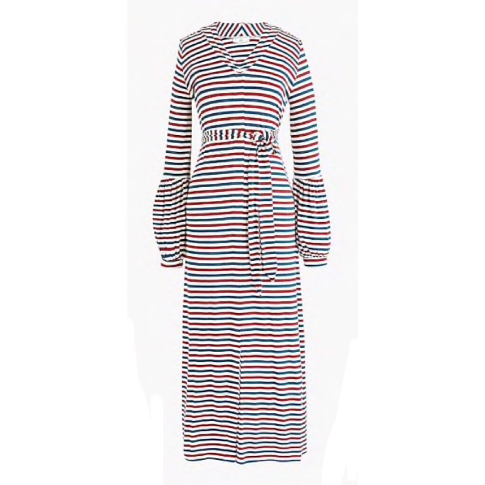 NWT Universal Standard x JCrew Striped Maxi Dress